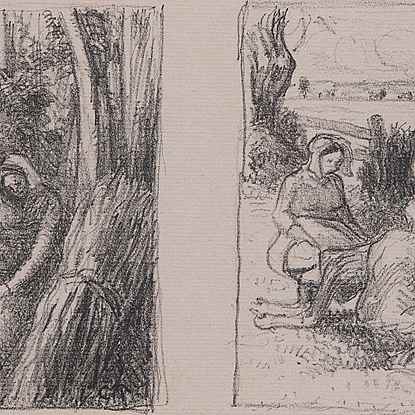 Bûcheronnes - Groupe de paysannes - Camille Pissarro (1830 - 1903)